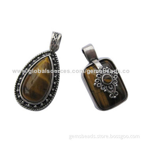 Fashion Gemstone Pendants, Customized Design Orders AcceptableNew